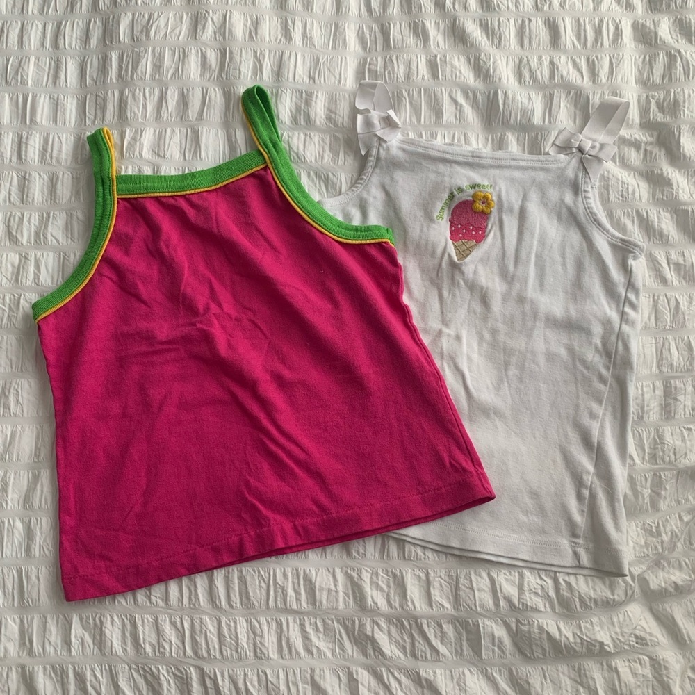 Set of 2 girls tanks